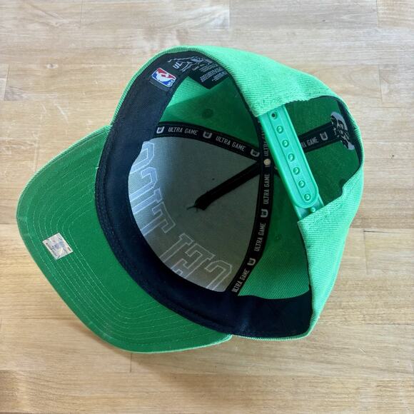 Ultra Game NBA Basketball Boston Celtics Snapback Adjustable Hat Cap Green NWOT - Picture 7 of 7